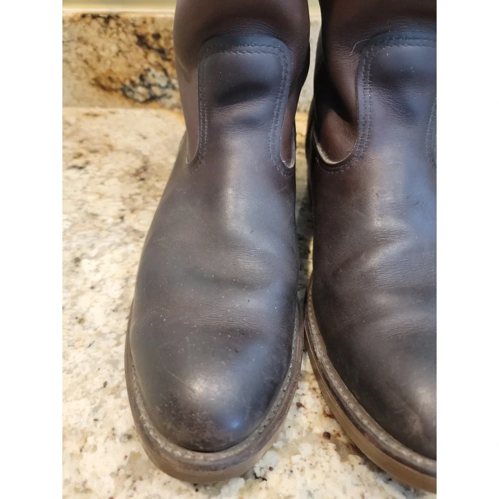 Red Wing 1155 Men's 12C Leather Work Boots Brown Oiled Pecos Cowboy Western
